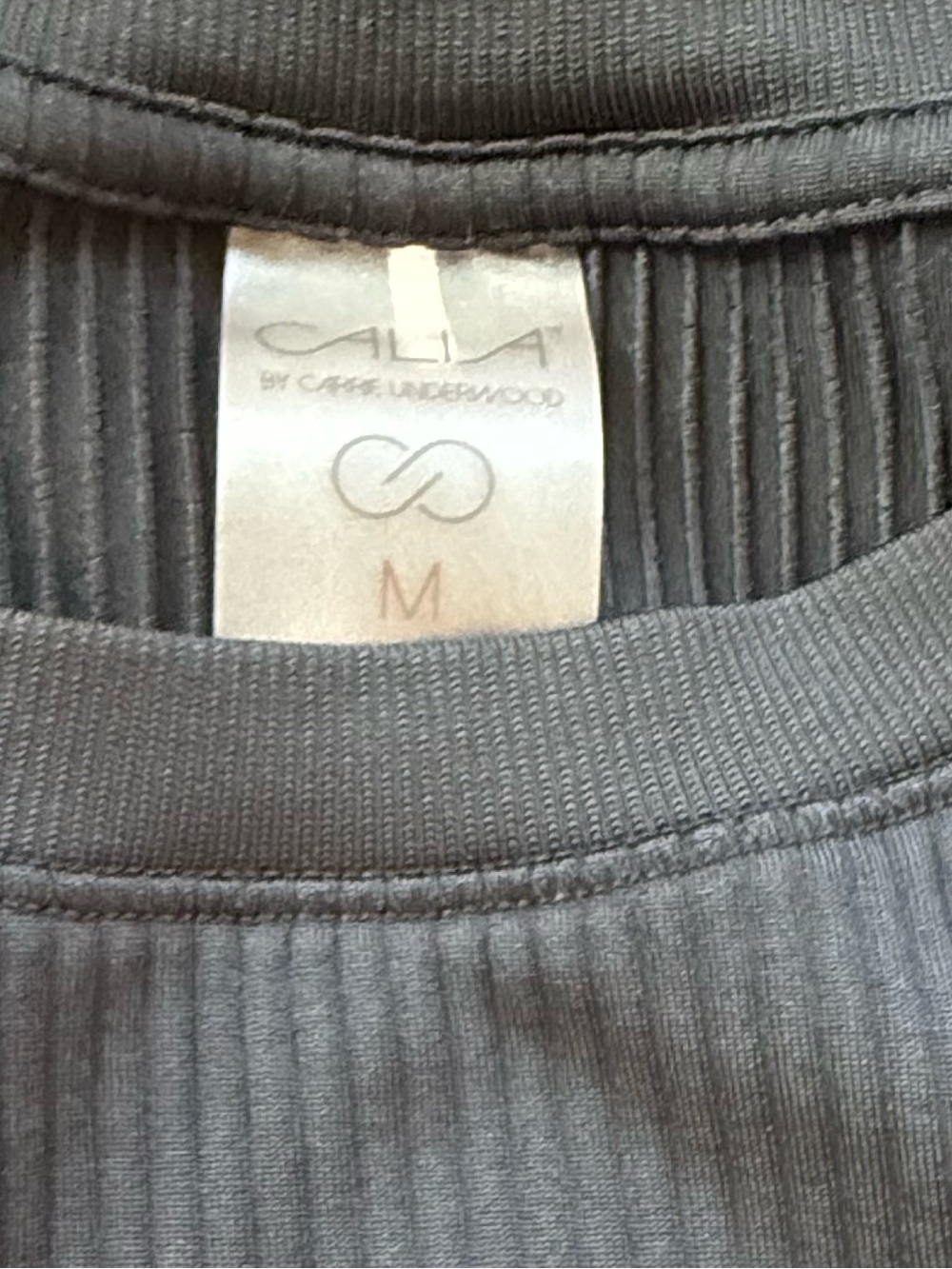 Black Ribbed Tank Top - Picture 3 of 3
